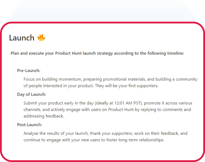 Thumbnail of the Product Hunt guide